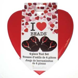 PLIER SET " I LOVE BEADS" - THE BEADSMITH  PLIER SET " I LOVE BEADS" - THE BEADSMITH