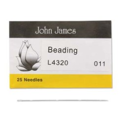NEEDLES BEADING #11- JOHN JAMES- 25pcs NEEDLES BEADING #11- JOHN JAMES- 25pcs