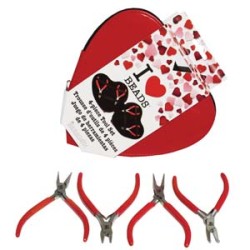 PLIER SET " I LOVE BEADS" - THE BEADSMITH  PLIER SET " I LOVE BEADS" - THE BEADSMITH