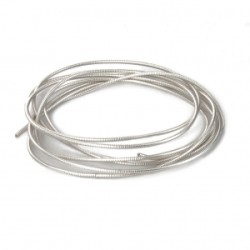 French Wire Hard Silver Colour 1 mm French Wire Hard Silver Colour 1 mm