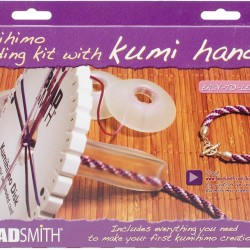 Kumihimo braiding kit with kumi handle -The BeadSmith Kumihimo braiding kit with kumi handle -The BeadSmith