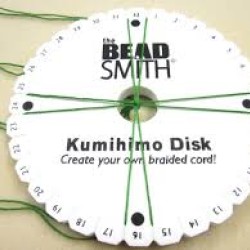 Kumihimo Disk 6 In (15cm)Diam / 3,5cm Hole Diam.  Kumihimo Disk 6 In (15cm)Diam / 3,5cm Hole Diam.