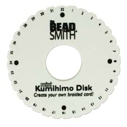 Кумихимо диск мини 4.25 In (11cm) / 3,5 cm диаметър на отвора Кумихимо диск мини 4.25 In (11cm) / 3,5 cm диаметър на отвора
