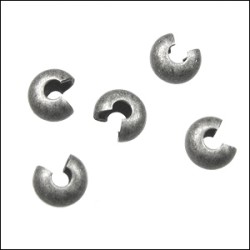 СТОПЕР 3mm посребрен състарен - 10бр. СТОПЕР 3mm посребрен състарен - 10бр.