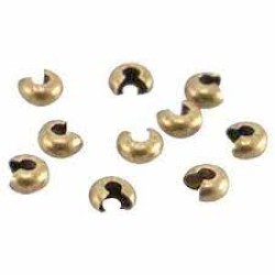 CRIMP COVER 5mm Brass colour - 10pcs CRIMP COVER 5mm Brass colour - 10pcs