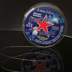STRETCH MAGIC CORD .5MM CLEAR 10M SPOOL STRETCH MAGIC CORD .5MM CLEAR 10M SPOOL