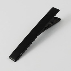 HAIRCLIP  4.5 cm - Black Plated HAIRCLIP  4.5 cm - Black Plated