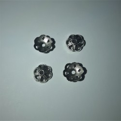 Zamak Bead Cap 7mm Silver Zamak Bead Cap 7mm Silver