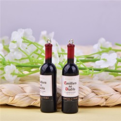 Bottle  Of Wine Pendant 3D Bottle  Of Wine Pendant 3D