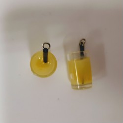 Yellow Juice  Glass With Straw Yellow Juice  Glass With Straw