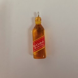 Whiskey Bottle Red Label 3D Whiskey Bottle Red Label 3D