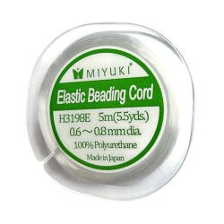 MIYUKI Elastic Beading Cord 0,6-0,8 mm - 5m MIYUKI Elastic Beading Cord 0,6-0,8 mm - 5m