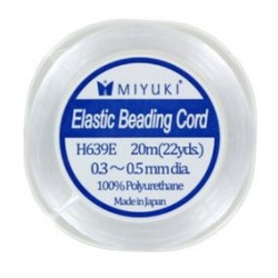 MIYUKI Elastic Beading Cord 0,3-0,5 mm - 20m MIYUKI Elastic Beading Cord 0,3-0,5 mm - 20m