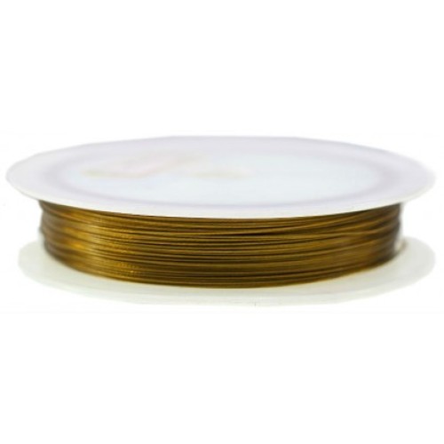 Стоманена корда златиста- 0,30mm