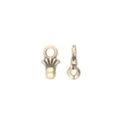 PILOS BEAD ENDING 8/0 4.1X6.9 mm BRASS ANTIQUE PILOS BEAD ENDING 8/0 4.1X6.9 mm BRASS ANTIQUE