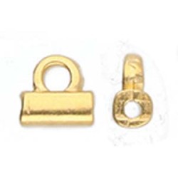 SOROS TILA BEAD ENDING 5.2X5 mm GOLD PLATED SOROS TILA BEAD ENDING 5.2X5 mm GOLD PLATED
