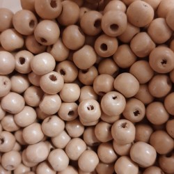 WOODEN ROUND BEADS NATURAL COLOUR WOODEN ROUND BEADS NATURAL COLOUR