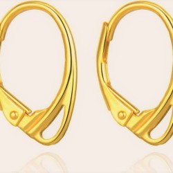 EARRING HOOK Lever Back Clips II - Gold colour EARRING HOOK Lever Back Clips II - Gold colour