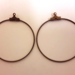 BEADING HOOP Brass Antique - 40mm BEADING HOOP Brass Antique - 40mm