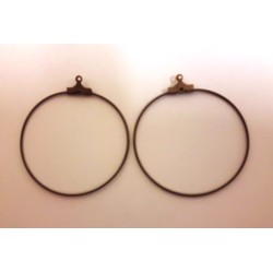 BEADING HOOP Brass Antique - 40mm BEADING HOOP Brass Antique - 40mm