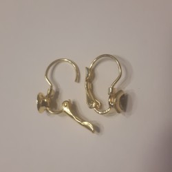 EARRING HOOK Lever Back With Cup - Gold Plated EARRING HOOK Lever Back With Cup - Gold Plated