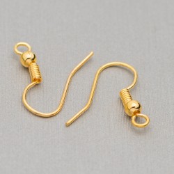 EARRING HOOKS Yellow Gold Colour EARRING HOOKS Yellow Gold Colour