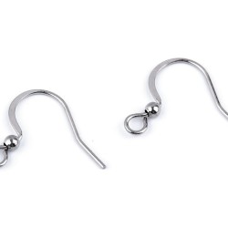EARRING HOOKS Fine Stainless Steel EARRING HOOKS Fine Stainless Steel