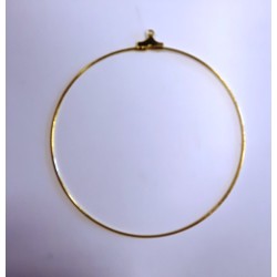 BEADING HOOP Gold Colour 70mm BEADING HOOP Gold Colour 70mm