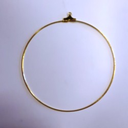 BEADING HOOP Gold Colour 70mm BEADING HOOP Gold Colour 70mm