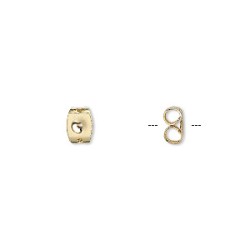 EARNUT  Brass Gold Colour EARNUT  Brass Gold Colour