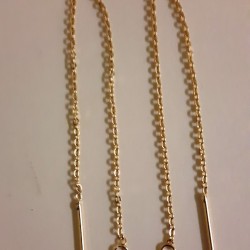 Ear Wire Chain- Gold Plated Ear Wire Chain- Gold Plated