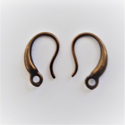 EARRING HOOKS Brass Antique Colour EARRING HOOKS Brass Antique Colour
