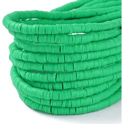 Polymer Clay Washer Heishi ~6 mm Light Green Polymer Clay Washer Heishi ~6 mm Light Green