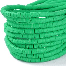 Polymer Clay Washer Heishi ~6 mm Light Green Polymer Clay Washer Heishi ~6 mm Light Green