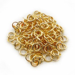JUMP RINGS Stainless Steel Gold 0,6Х 3,5 mm 