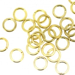 JUMP RINGS Stainless Steel Gold Colour 0,7Х  6 mm  JUMP RINGS Stainless Steel Gold Colour 0,7Х  6 mm
