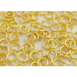 JUMP RINGS Gold colour 1.2X7mm  JUMP RINGS Gold colour 1.2X7mm
