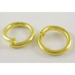 JUMP RINGS Gold colour 1.5X8mm  JUMP RINGS Gold colour 1.5X8mm