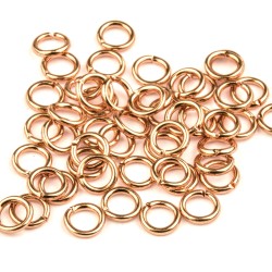 JUMP RINGS Stainless Steel Rose Gold 1,0 Х 9 mm  JUMP RINGS Stainless Steel Rose Gold 1,0 Х 9 mm