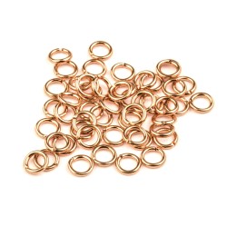 JUMP RINGS Stainless Steel Rose Gold 1,0 Х 9 mm 