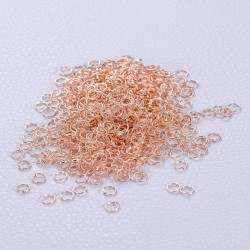 JUMP RINGS Stainless Steel Rose Gold 0,7Х 4 mm  JUMP RINGS Stainless Steel Rose Gold 0,7Х 4 mm