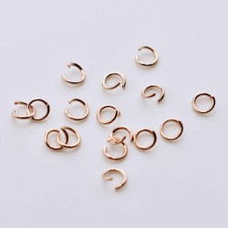 ХАЛКИ СТОМАНА розово злато 0,8Х5mm  ХАЛКИ СТОМАНА розово злато 0,8Х5mm