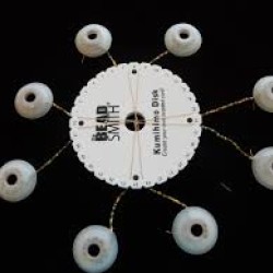 Bobbin for KUMIHIMO braiding-5cm diameter- size SMALL Bobbin for KUMIHIMO braiding-5cm diameter- size SMALL