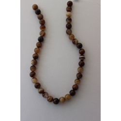 AGATE - brown - 10mm AGATE - brown - 10mm