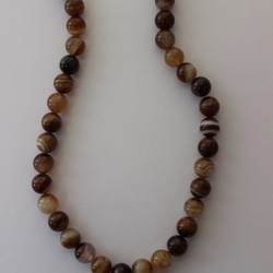 AGATE - brown - 10mm AGATE - brown - 10mm