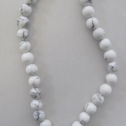 Howlite - white - 12mm Howlite - white - 12mm