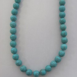 Howlite -  turquoise blue - 12mm Howlite -  turquoise blue - 12mm