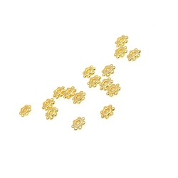 Zamak Washer 4 mm (Ø 1 mm) Gold Colour 50 pcs. Zamak Washer 4 mm (Ø 1 mm) Gold Colour 50 pcs.