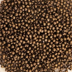 Metal round beads "hollow" 2 mm brass antique Metal round beads "hollow" 2 mm brass antique