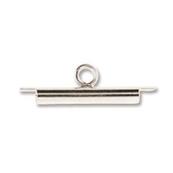 MIYUKI SLIDE TUBE 10 MM SILVER COLOUR MIYUKI SLIDE TUBE 10 MM SILVER COLOUR